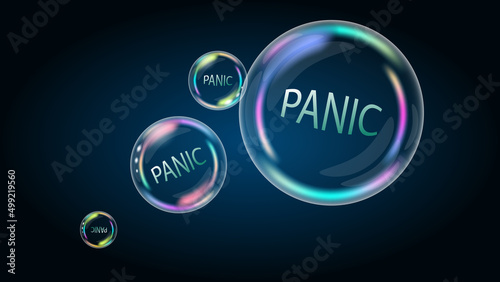 Panic in the soap bubble. The panic is overdone.
