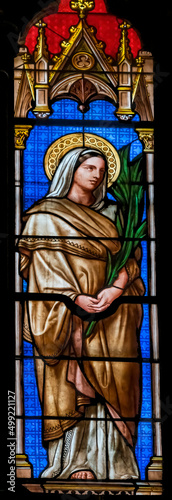 Saint Perpetue Stained Glass Saint Perpetue Church Nimes Gard France