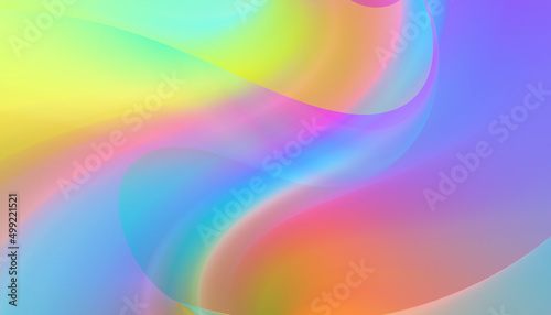 Abstract multicolored blurred glowing background.