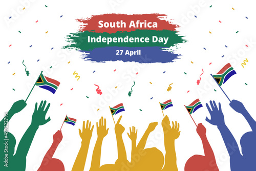 Independence Day South Africa. Vector Illustration