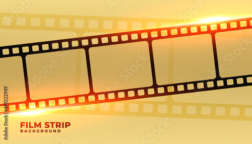 film strip background with light effect