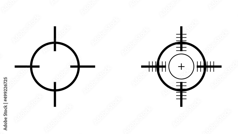 TARGET ICON. FOCUS SIGN AND SYMBOL ILLUSTRATION TARGET ICON. FOCUS SIGN AND SYMBOL ILLUSTRATION