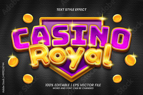 Casino Royal Text Effect Editable Luxury Style
