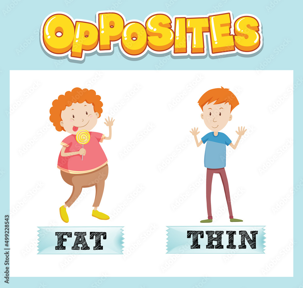 Opposite English words for kids Opposite English words for kids