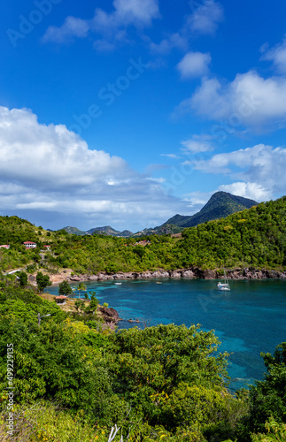 Bay Grande Baie, Terre-de-Bas, Iles des Saintes, Les Saintes, Guadeloupe, Lesser Antilles, Caribbean.