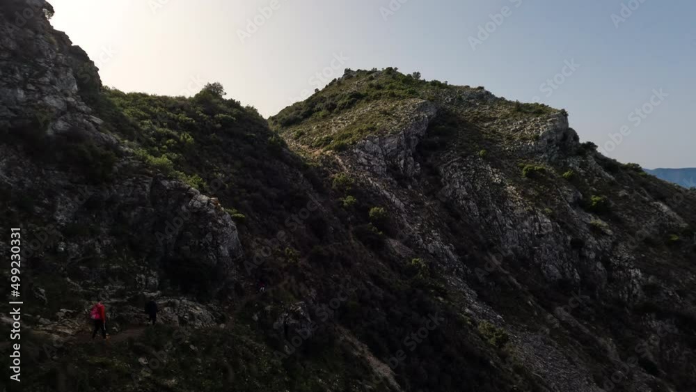 4k Shot of a mountainside in the shadows at La Concha, Marbella, Spain. 4k Shot of a mountainside in the shadows at La Concha, Marbella, Spain.