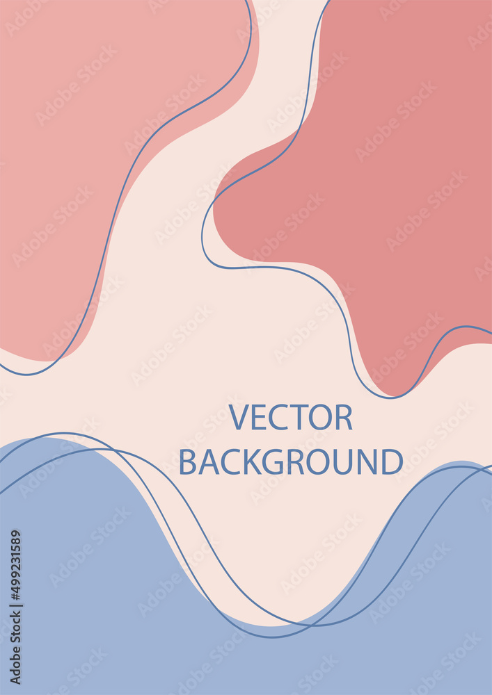 Colorful background design. Abstract geometric background with liquid shapes and lines. Cool background design for posters, banners, sale, advertising. Eps10 vector illustration.