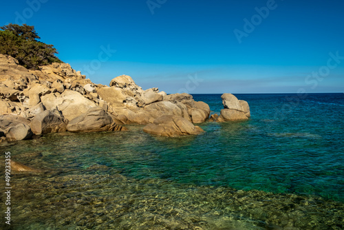 Fototapeta Naklejka Na Ścianę i Meble -  Cala Pira, Sardinia, in a summer day