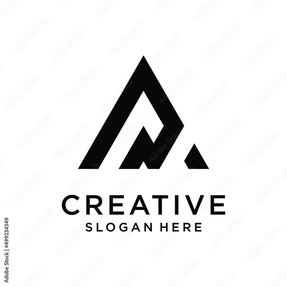Letter an logo design template Letter an logo design template