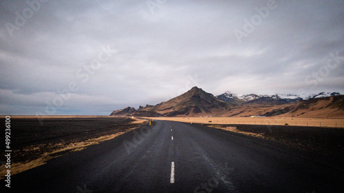 Driving to Reykjavik, Southern Iceland
