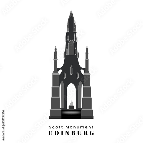 Scott Monument is a Victorian Gothic monument to Scottish author Sir Walter Scott in Edinburgh, Scotland, United Kingdom photo