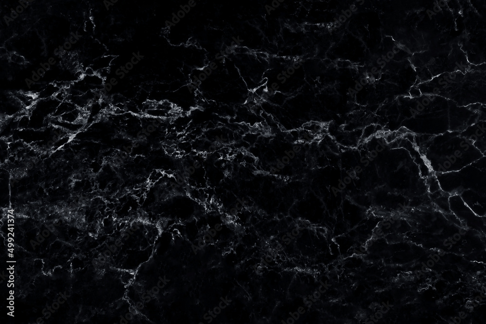 black marble patterned texture background , abstract marble in natural patterned.