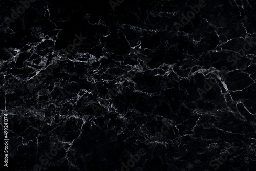 black marble patterned texture background , abstract marble in natural patterned. © prapann