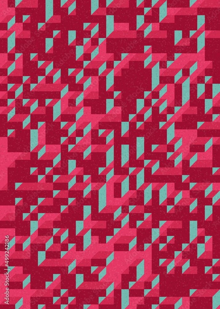 Implementation of Edward Zajec’s “Il Cubo” from 1971. Essentially a Truchet tile set of 8 tiles and rules for placement art illustration Implementation of Edward Zajec’s “Il Cubo” from 1971. Essentially a Truchet tile set of 8 tiles and rules for placement art illustration