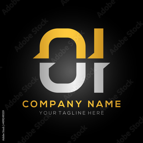 Initial OI letter Logo Design vector Template. Abstract Letter OI logo Design.