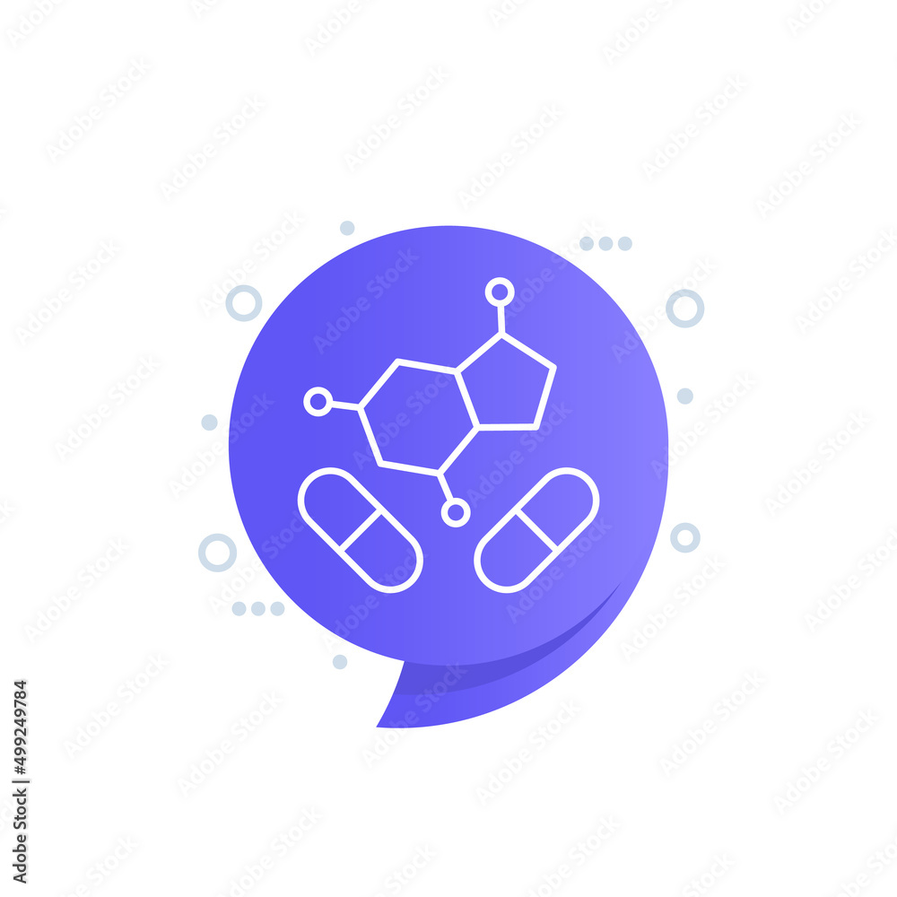 hormone therapy line icon for web hormone therapy line icon for web