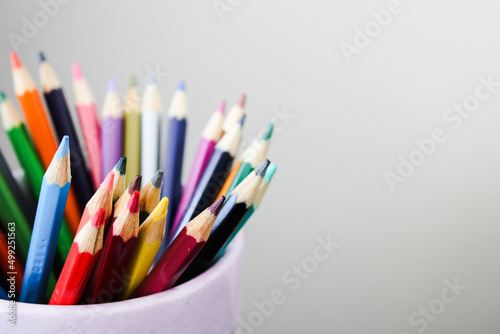 color pencils in a box