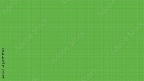 HD wide format architectural graph green paper background pattern, millimeter grid style