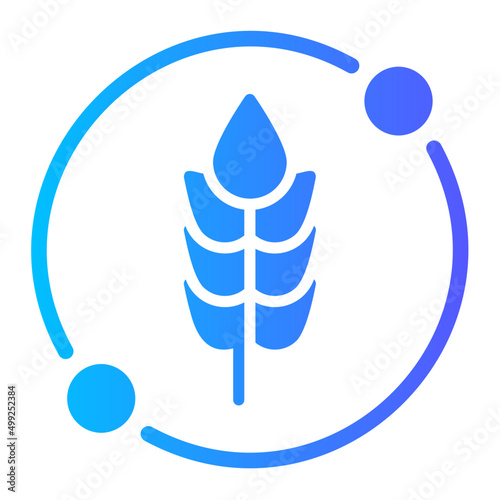 agronomy gradient icon