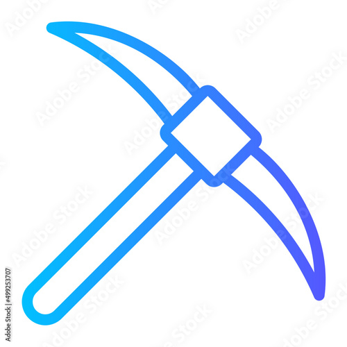 pickaxe gradient icon