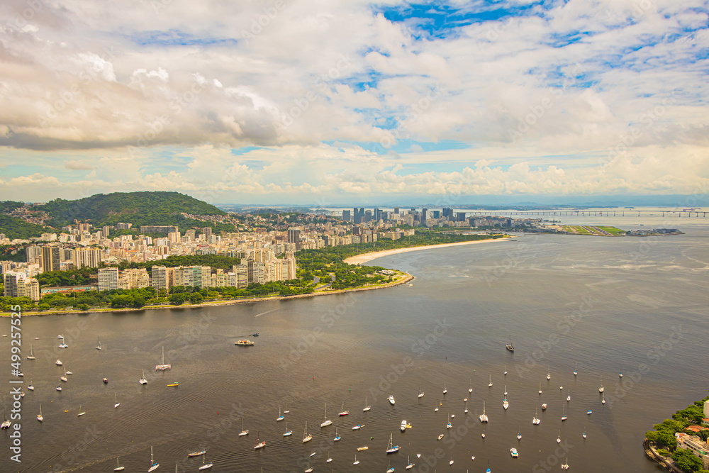 Rio de Janeiro (Brasilien) von Zuckerhut aus gesehen