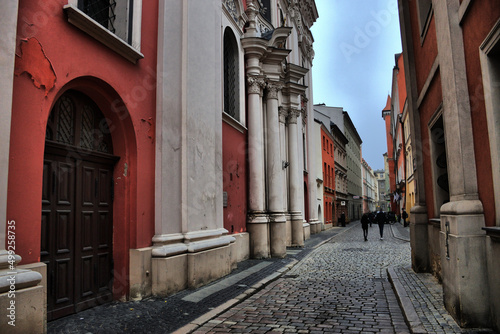 Views of the different tourist places in Poznan, Poland. Church © Oriol