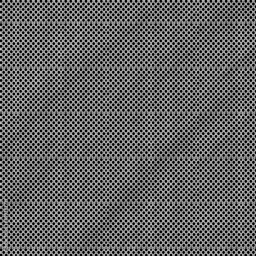 Pattern grid lattice white color on a black background