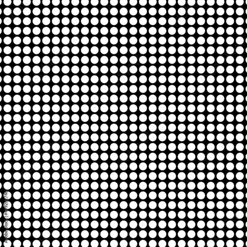Black background and white dots