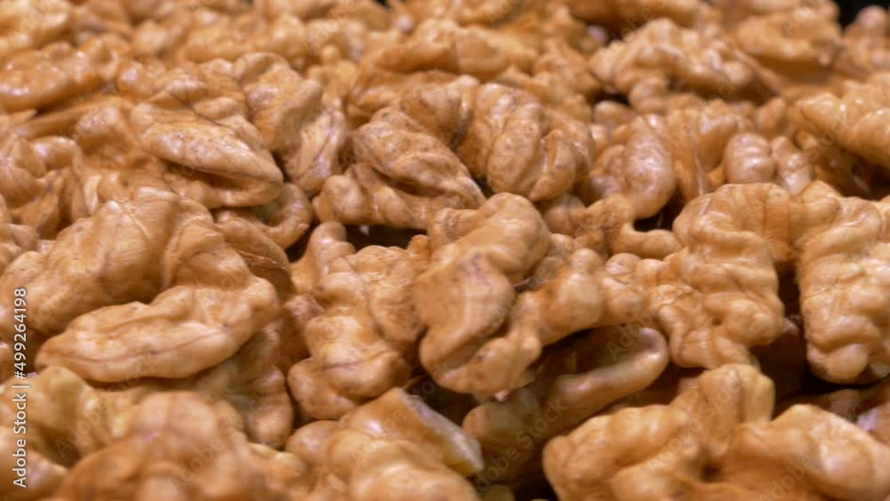 Walnut kernel. The shell of shelled nuts. Walnut close up. Wrinkles of a nut. Walnut kernel. The shell of shelled nuts. Walnut close up. Wrinkles of a nut.