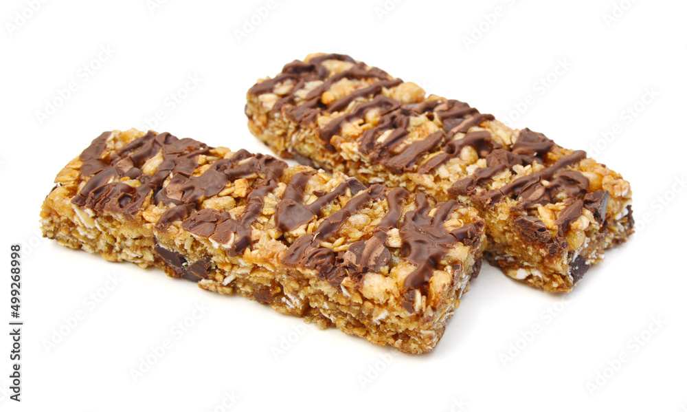 Two peanuts butter chocolate bar isolated on white Two peanuts butter chocolate bar isolated on white