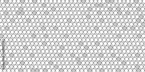 Abstract geometric background. Circles wallpaper vector design. Minimalist empty round dots graphic pattern. Geometric halftone cover. Modern simple digital monochrome backround