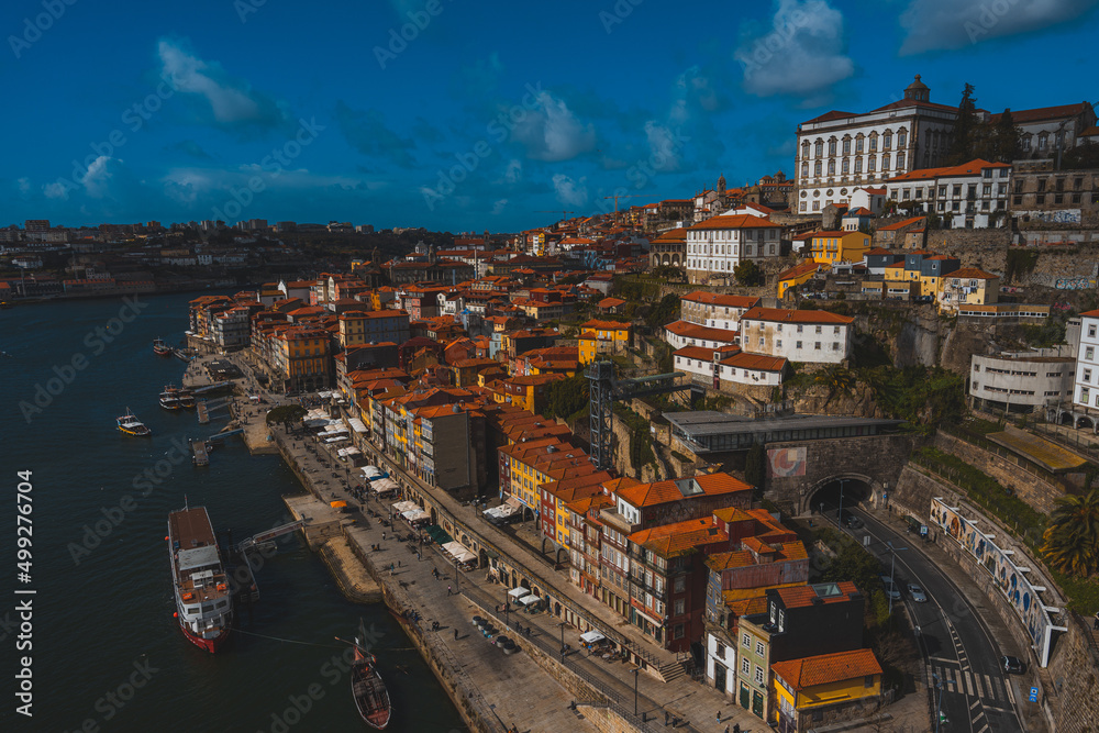 Obraz premium view of the old town