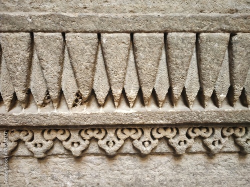 detail of a stone wall