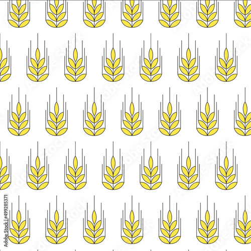 WHEAT PATTERN | VECTOR ILLUSTRATION PATTERN