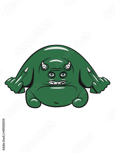 Monster bucklig alien 