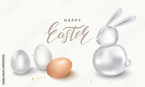 Happy Easter day design, suitable for templates, banners, posters, covers, invitations and others.