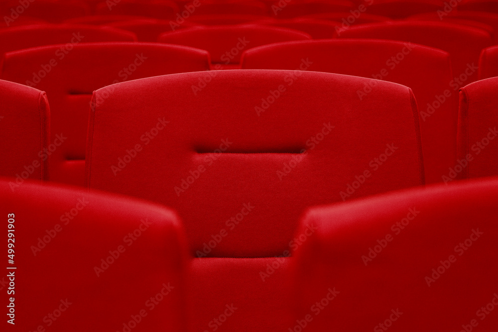 Fototapeta premium Movie theater seats