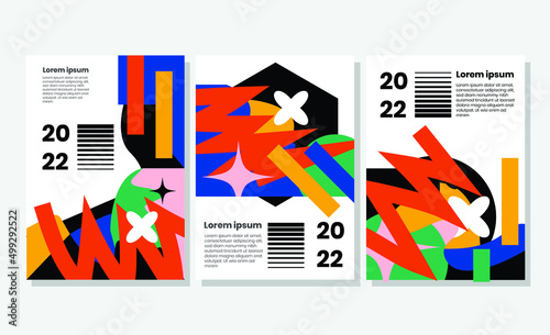 Modern Abstract Trends Design Layout Bundle