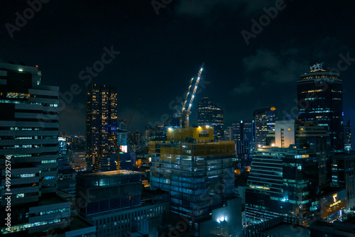 Wallpaper Mural city skyline at night Torontodigital.ca
