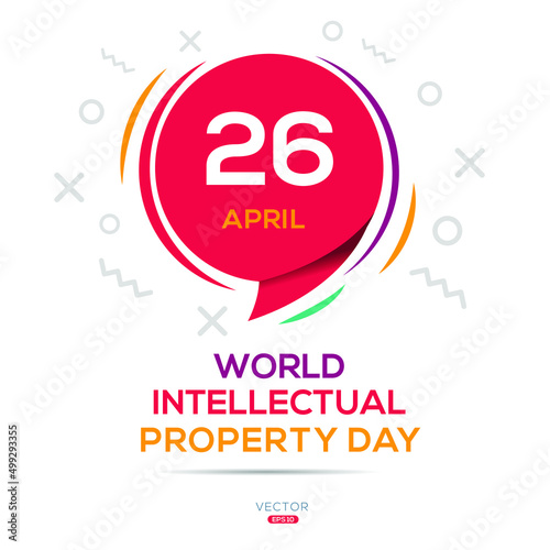 World Intellectual Property Day  held on 26 April.