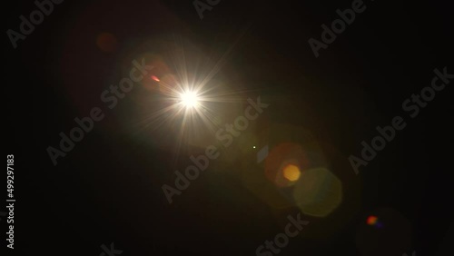 Natural lens flare from the sun