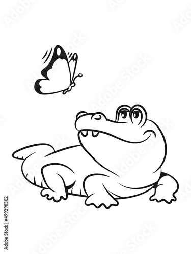 Krokodil Reptil Schmettering 