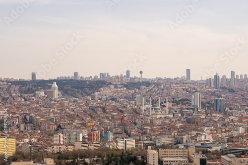 Ankara City View and Buildings in the City