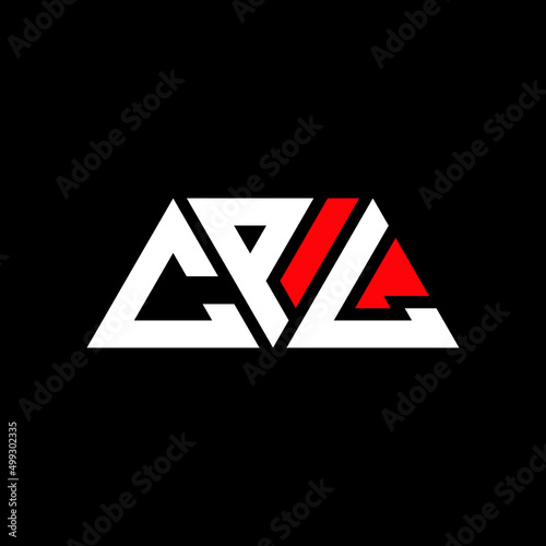 CPL triangle letter logo design with triangle shape. CPL triangle logo design monogram. CPL triangle vector logo template with red color. CPL triangular logo Simple, Elegant, and Luxurious Logo...
