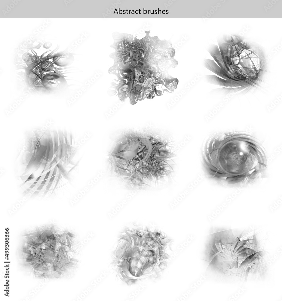 Abstract isolated brush stroke. Dirty artistic design elements isolated on white background. - obrazy, fototapety, plakaty 