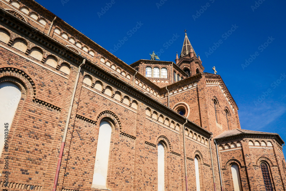 Old Brick Building of the Church of Our Lady of the Rosary in Asmara, Eritrea