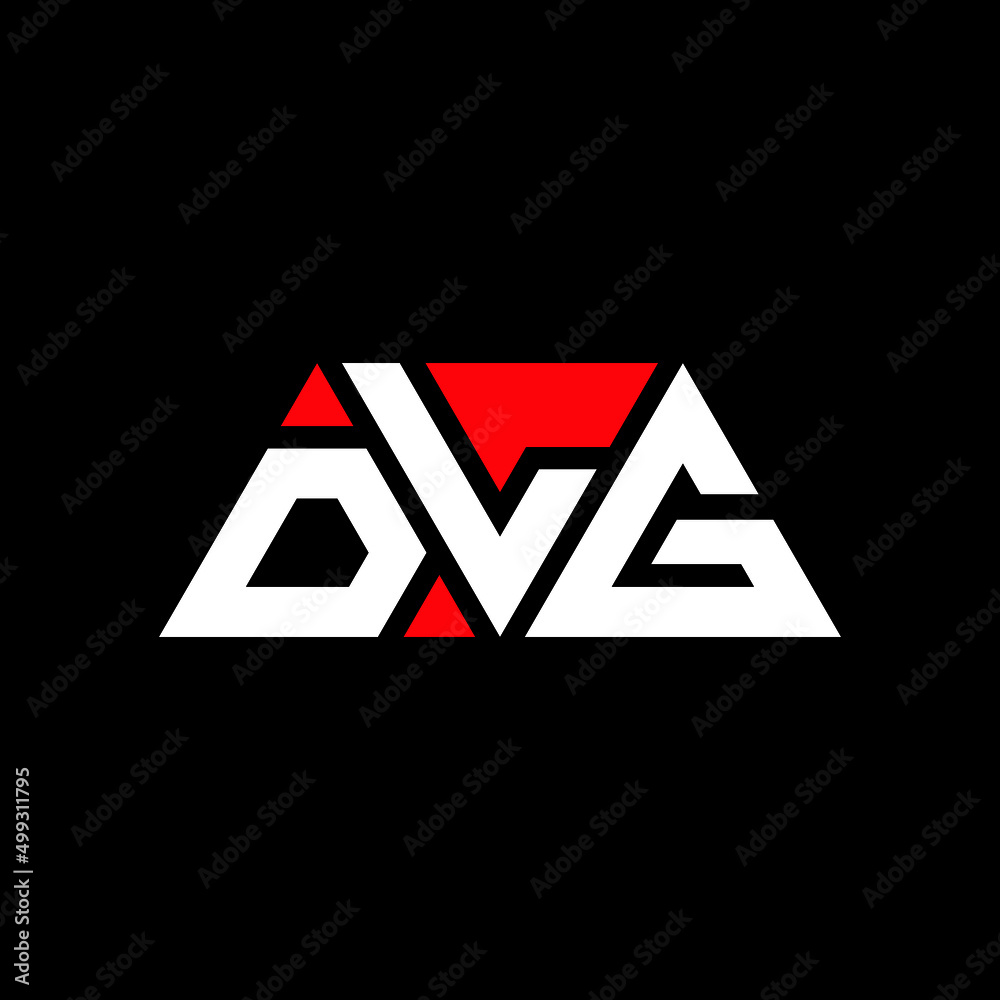 DLG triangle letter logo design with triangle shape. DLG triangle logo