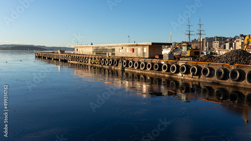Pier im alten Hafen von Oslo