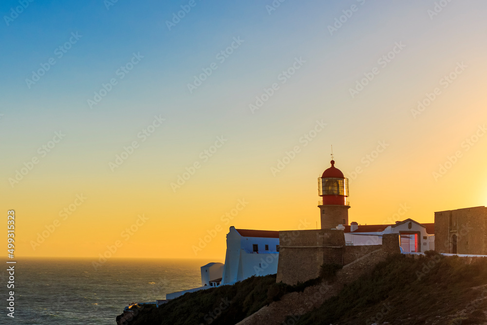 Cape St. Vincent is the southwesternmost point of Portugal and of mainland Europe.