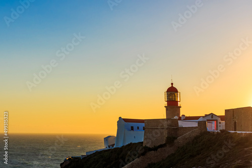 Cape St. Vincent is the southwesternmost point of Portugal and of mainland Europe. © were